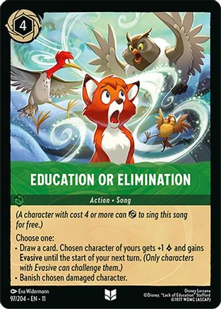 (097/204)  Education or Elimination - Winterspell  Normal
