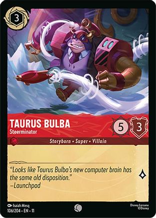 (106/204)  Taurus Bulba - Steerminator - Winterspell  Normal