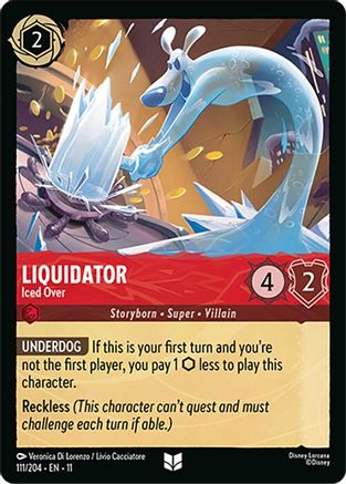 (111/204)  Liquidator - Iced Over - Winterspell  Normal