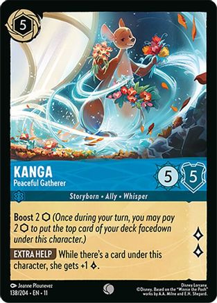 (138/204)  Kanga - Peaceful Gatherer - Winterspell  Cold Foil