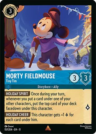 (157/204)  Morty Fieldmouse - Tiny Tim - Winterspell  Normal