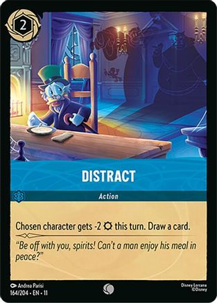 (164/204)  Distract - Winterspell  Cold Foil