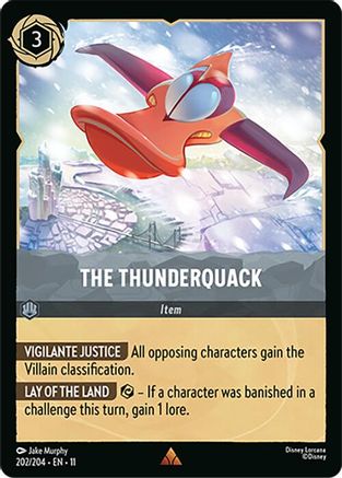 (202/204)  The Thunderquack - Winterspell  Cold Foil