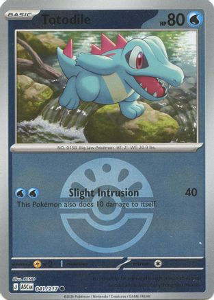Totodile (Friend Ball) (41/null) - ME Ascended Heroes Reverse Holofoil - Common