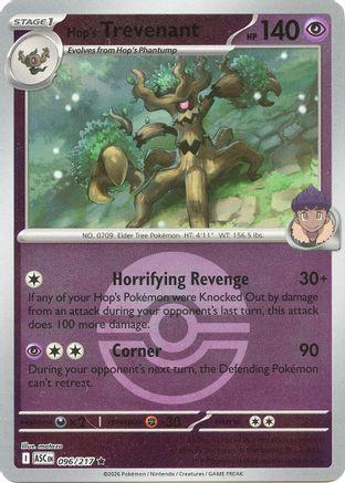 Hop's Trevenant (Poke Ball) (96/217) - ME Ascended Heroes Reverse Holofoil - Rare