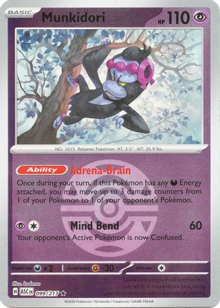 Munkidori (Dusk Ball) (99/null) - ME Ascended Heroes Reverse Holofoil - Rare