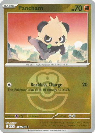 Pancham (Love Ball) (115/null) - ME Ascended Heroes Reverse Holofoil - Common