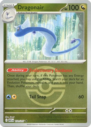 Dragonair (Love Ball) (151/null) - ME Ascended Heroes Reverse Holofoil - Uncommon
