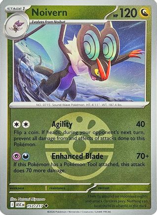 Noivern (Friend Ball) (157) - ME Ascended Heroes Reverse Holofoil - Uncommon
