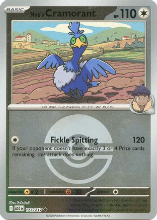 Hop's Cramorant (Poke Ball) (177/null) - ME Ascended Heroes Reverse Holofoil - Uncommon