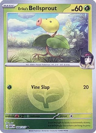 Erika's Bellsprout (Energy Symbol Pattern) (4/null) - ME Ascended Heroes Reverse Holofoil - Common