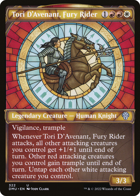 Tori D'Avenant, Fury Rider (DMU-322) - Dominaria United: (Showcase)