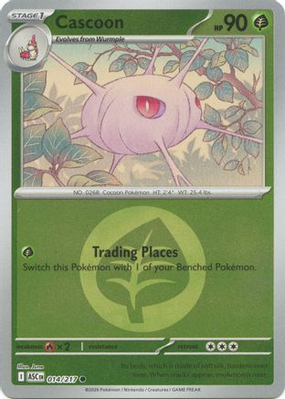 Cascoon (Energy Symbol Pattern) (14/null) - ME Ascended Heroes Reverse Holofoil - Common