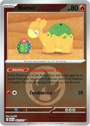Numel (Energy Symbol Pattern) (27/217) - ME Ascended Heroes Reverse Holofoil - Common