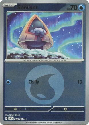Snorunt (Energy Symbol Pattern) (46/217) - ME Ascended Heroes Reverse Holofoil - Common
