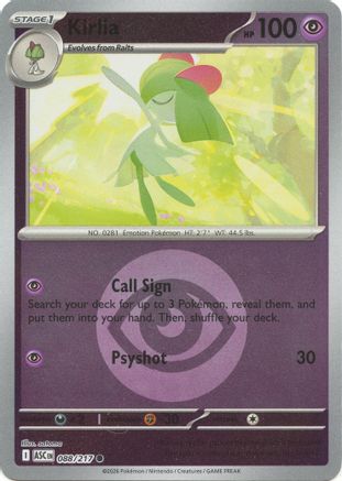 Kirlia (Energy Symbol Pattern) (88/null) - ME Ascended Heroes Reverse Holofoil - Common