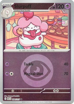 Slurpuff (Energy Symbol Pattern) (94/217) - ME Ascended Heroes Reverse Holofoil - Uncommon