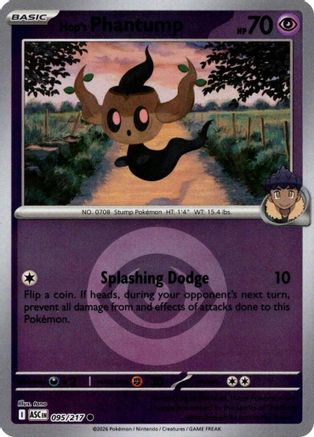 Hop's Phantump (Energy Symbol Pattern) (95/null) - ME Ascended Heroes Reverse Holofoil - Common