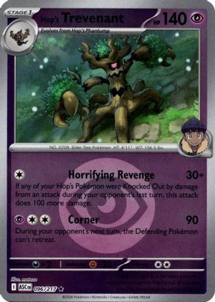 Hop's Trevenant (Energy Symbol Pattern) (96/217) - ME Ascended Heroes Reverse Holofoil - Rare