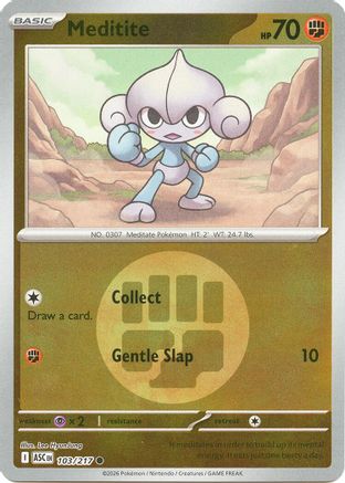 Meditite (Energy Symbol Pattern) (103/null) - ME Ascended Heroes Reverse Holofoil - Common