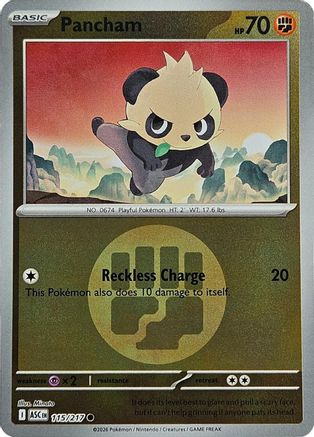 Pancham (Energy Symbol Pattern) (115) - ME Ascended Heroes Reverse Holofoil - Common