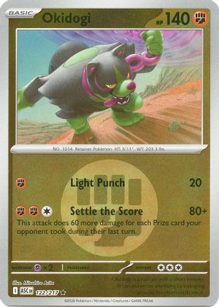 Okidogi (Energy Symbol Pattern) (122/null) - ME Ascended Heroes Reverse Holofoil - Rare