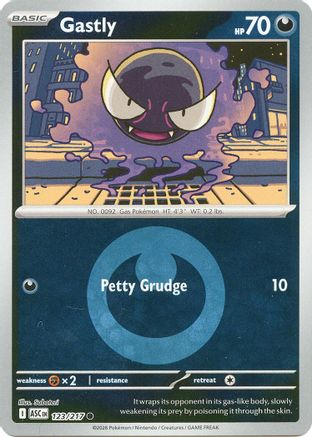 Gastly (Energy Symbol Pattern) (123/null) - ME Ascended Heroes Reverse Holofoil - Common