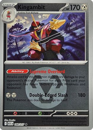 Kingambit (Energy Symbol Pattern) (148/null) - ME Ascended Heroes Reverse Holofoil - Rare