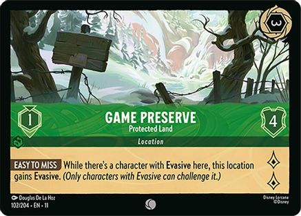 (102/204)  Game Preserve - Protected Land - Winterspell  Normal