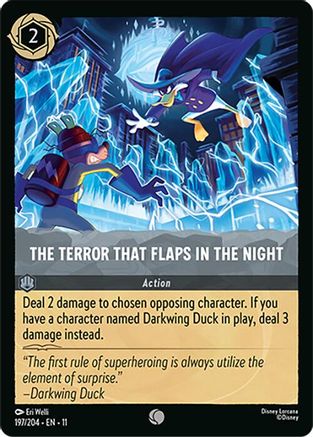 (197/204)  The Terror That Flaps in the Night - Winterspell  Cold Foil