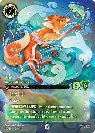 (230/204)  Tod - Knows All the Tricks (Enchanted) - Winterspell  Holofoil