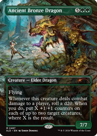 Ancient Bronze Dragon (SLD-2487) - Secret Lair Drop Series
