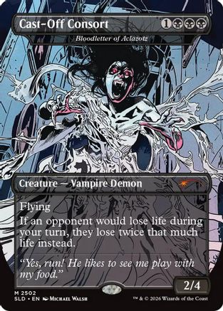 Cast-Off Consort - Bloodletter of Aclazotz (SLD-2502) - Secret Lair Drop Series Foil