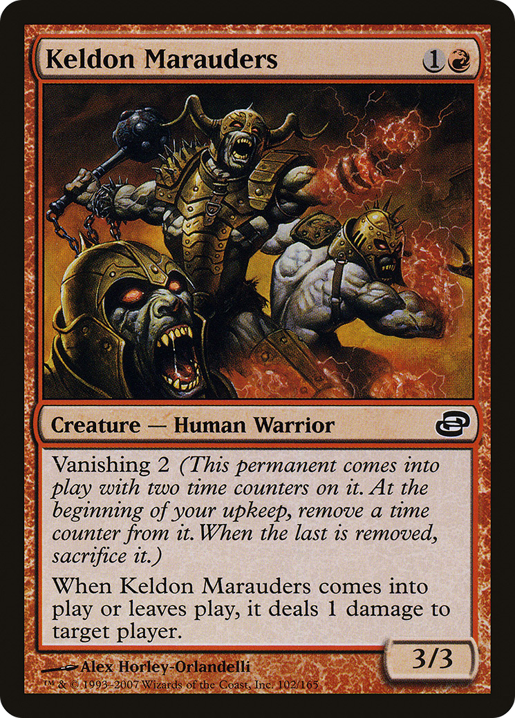 Keldon Marauders (PLC-102) - Planar Chaos Foil