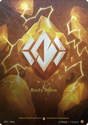 (R04a) Body Rune (Alternate Art) - Spiritforged Foil