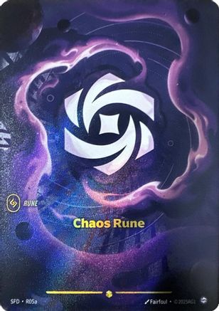(R05a) Chaos Rune (Alternate Art) - Spiritforged Foil