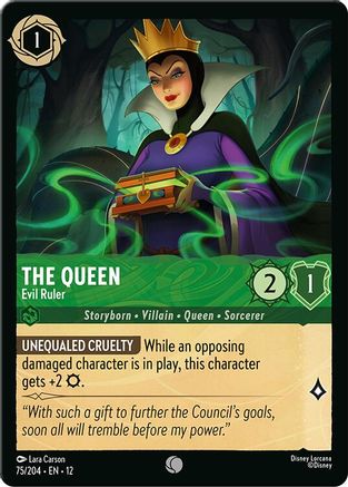 (075/204)  The Queen - Evil Ruler - Wilds Unknown  Normal
