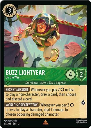 (085/204)  Buzz Lightyear - On the Way - Wilds Unknown  Normal