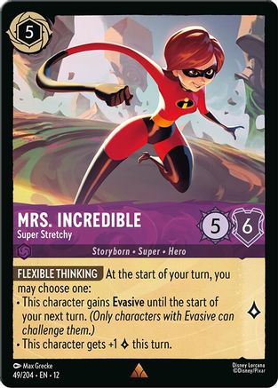 (049/204)  Mrs. Incredible - Super Stretchy - Wilds Unknown  Cold Foil