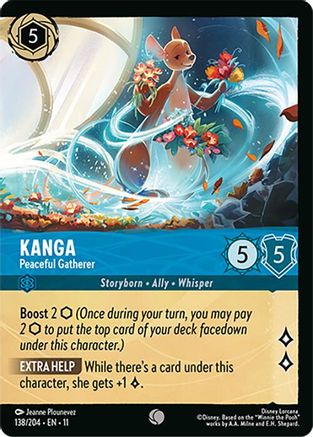 (138/204)  Kanga - Peaceful Gatherer (Foil) - Winterspell  Cold Foil