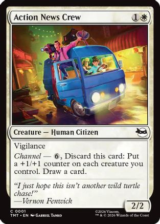 Action News Crew (TMT-001) - Teenage Mutant Ninja Turtles Foil