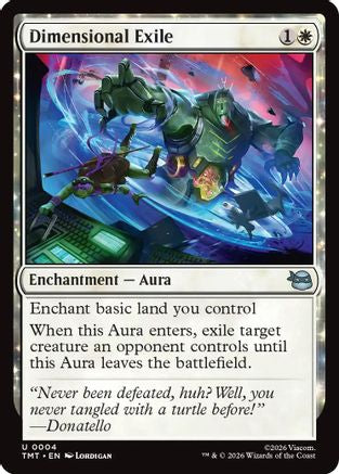 Dimensional Exile (TMT-004) - Teenage Mutant Ninja Turtles Foil