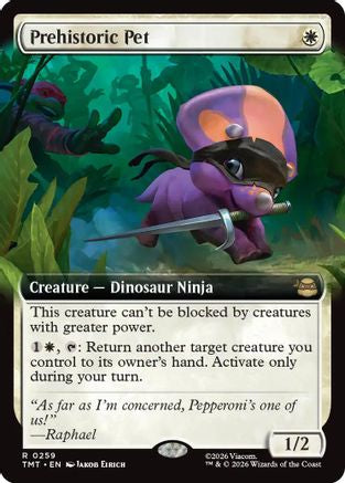 Prehistoric Pet (Extended Art) (TMT-259) - Teenage Mutant Ninja Turtles