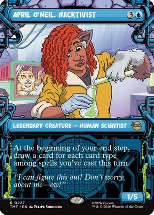 April O'Neil, Hacktivist (0227) (Showcase) (TMT-227) - Teenage Mutant Ninja Turtles
