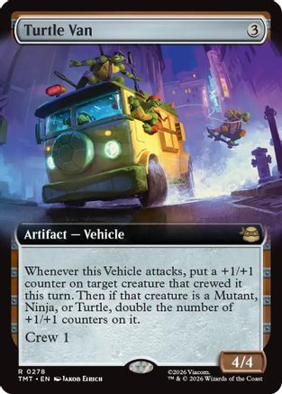 Turtle Van (Extended Art) (TMT-278) - Teenage Mutant Ninja Turtles Foil