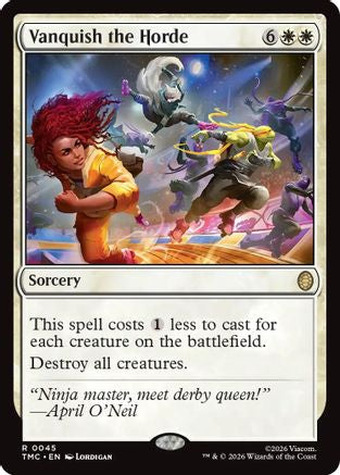 Vanquish the Horde (TMC-045) - Commander: Teenage Mutant Ninja Turtles