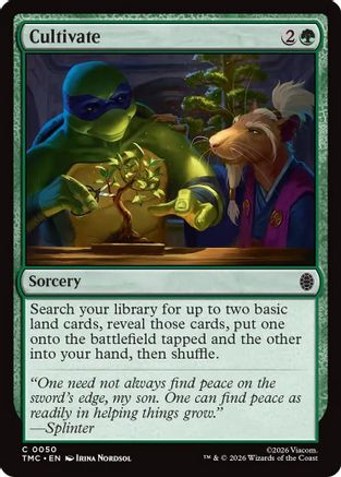 Cultivate (TMC-050) - Commander: Teenage Mutant Ninja Turtles Foil
