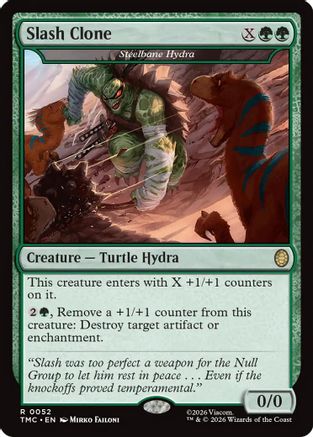 Slash Clone - Steelbane Hydra (TMC-052) - Commander: Teenage Mutant Ninja Turtles