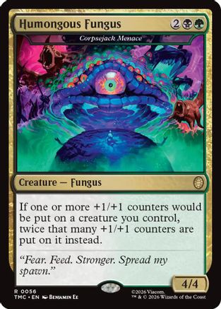 Humongous Fungus - Corpsejack Menace (TMC-056) - Commander: Teenage Mutant Ninja Turtles Foil