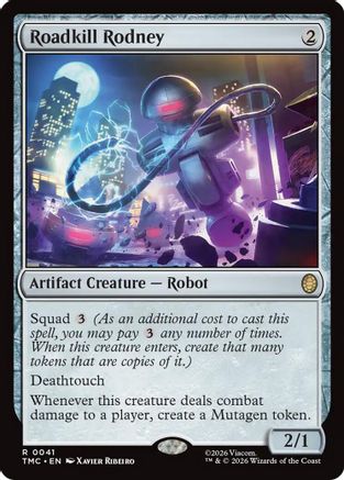 Roadkill Rodney (TMC-041) - Commander: Teenage Mutant Ninja Turtles Foil